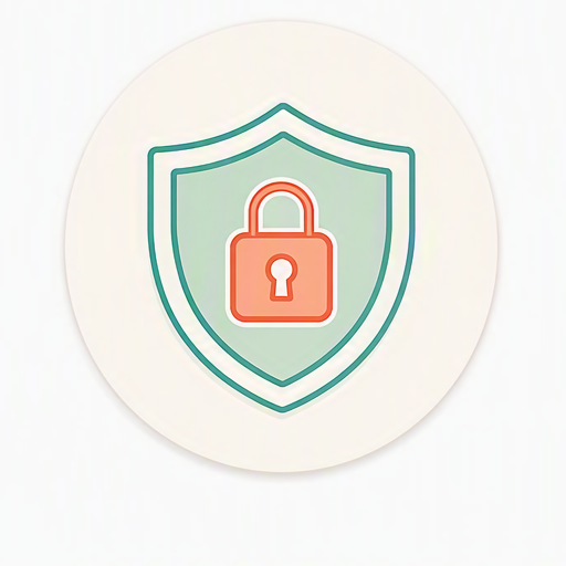 Icoon voor veiligheid en privacy