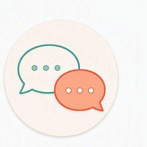 Icoon voor contact leggen in de chat