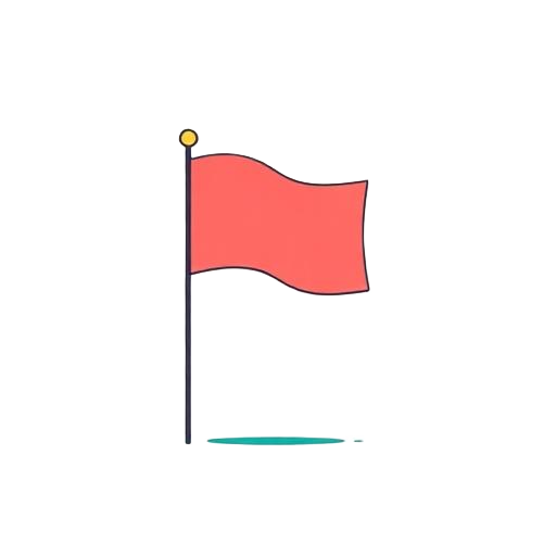 Illustratie van een vlag