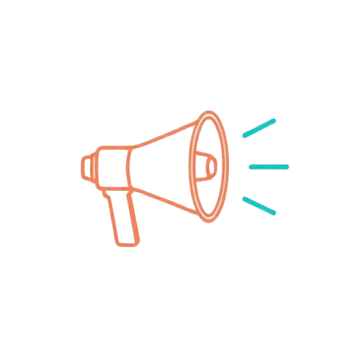 Illustratie van een megafoon
